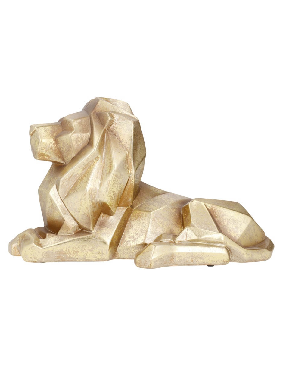 Figura de león Lion de resina
