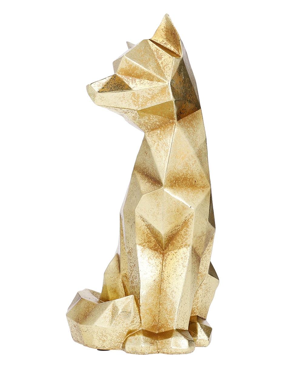 Figura de zorro Fox de resina
