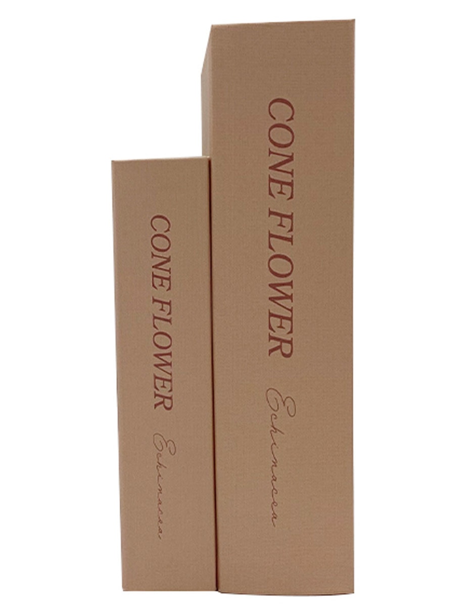 Caja decorativa Haus Oasis Floral rectangular con 2 piezas