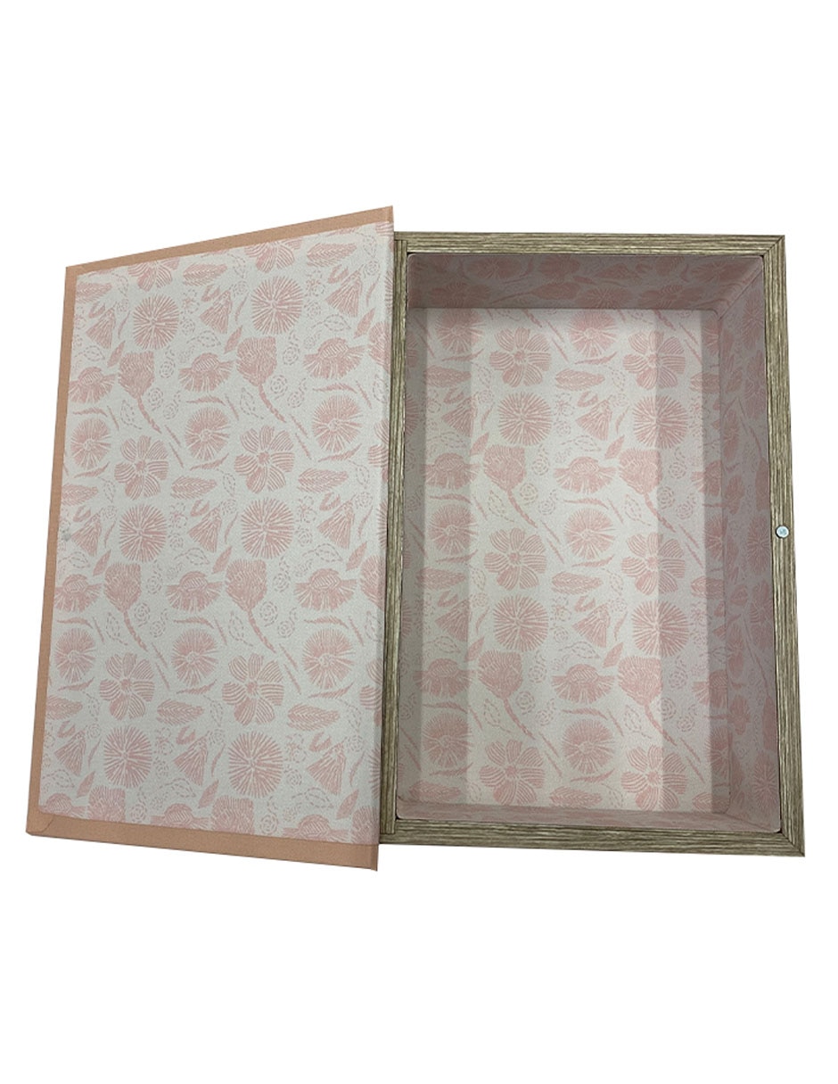 Caja decorativa Haus Oasis Floral rectangular con 2 piezas