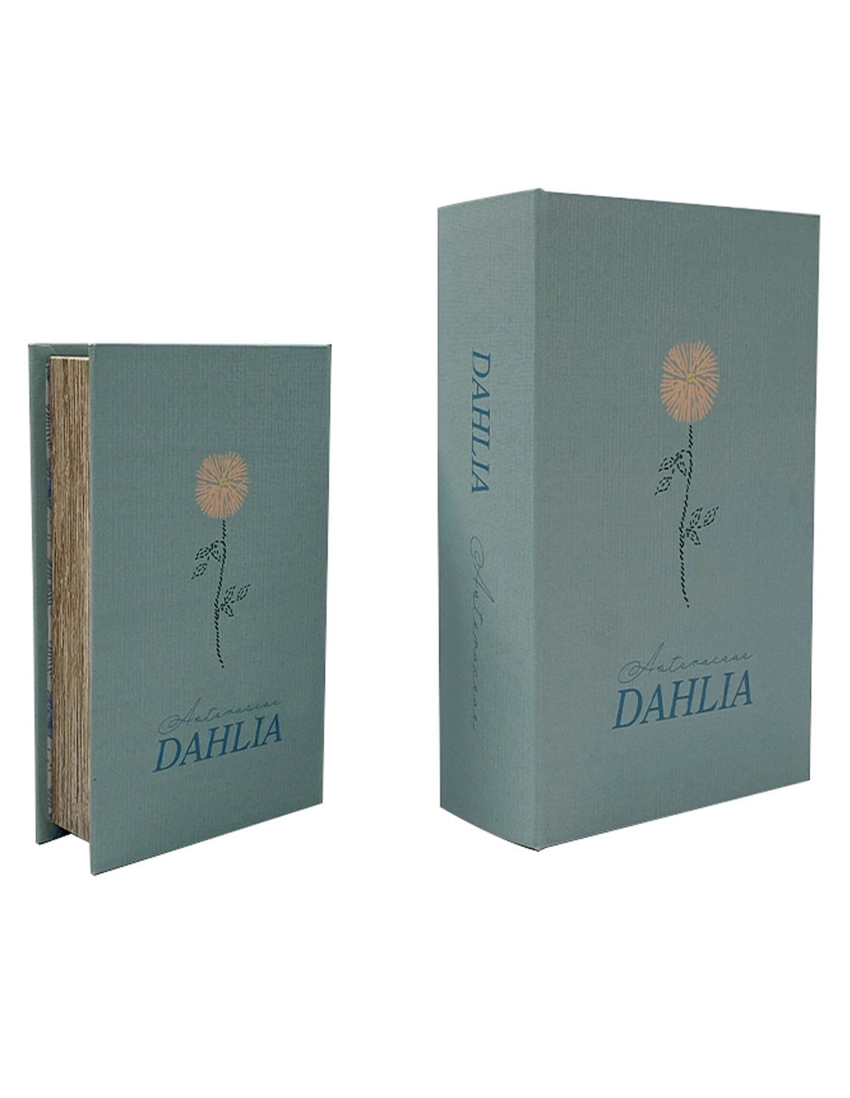 Caja decorativa con set Haus Oasis Floral rectangular con 2 piezas