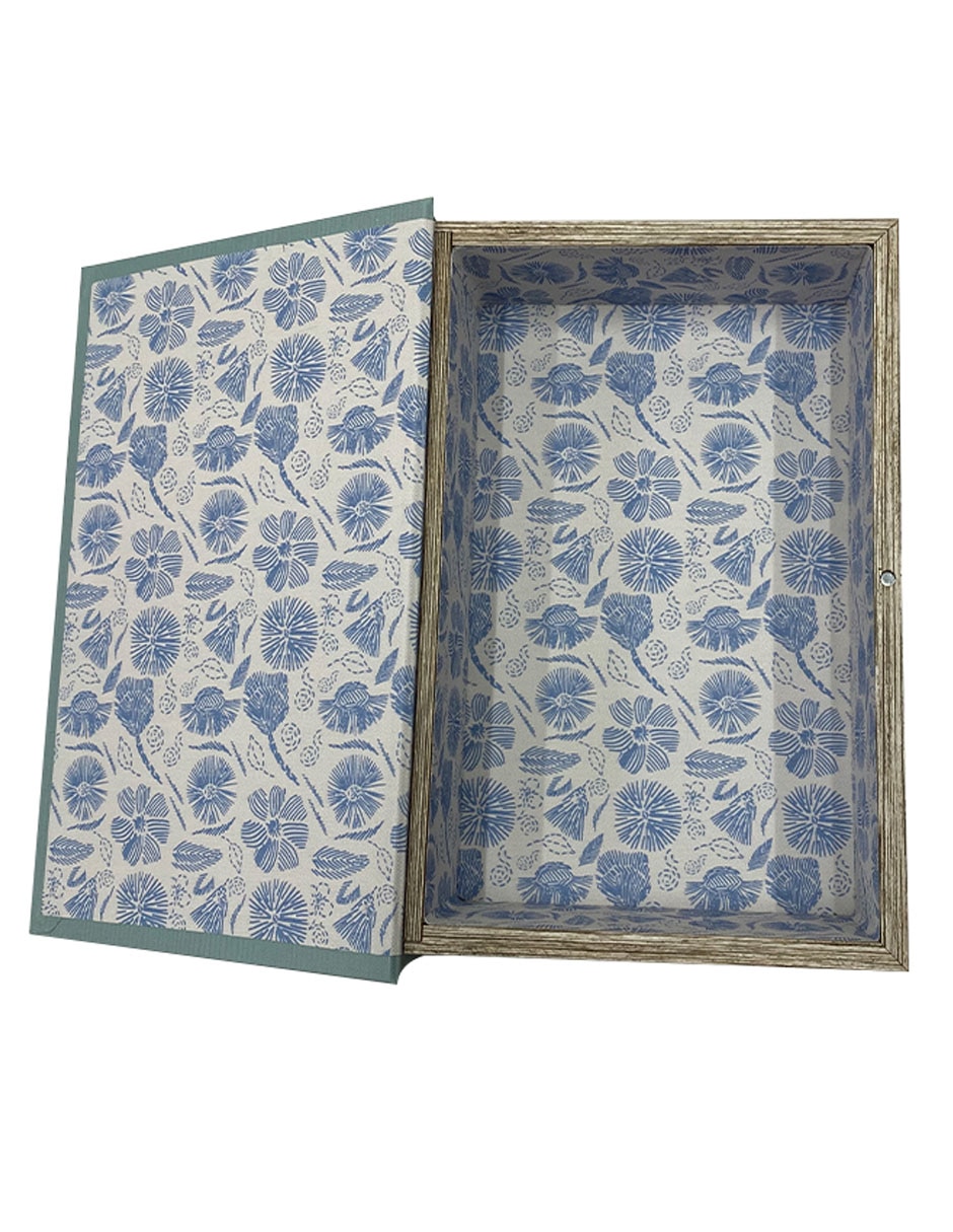 Caja decorativa con set Haus Oasis Floral rectangular con 2 piezas