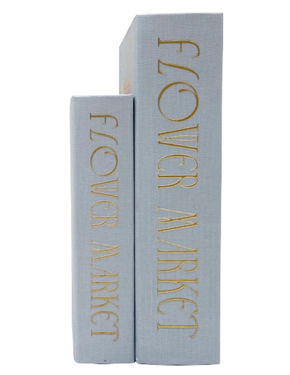 Caja decorativa con set Haus Flower Market rectangular con 2 piezas