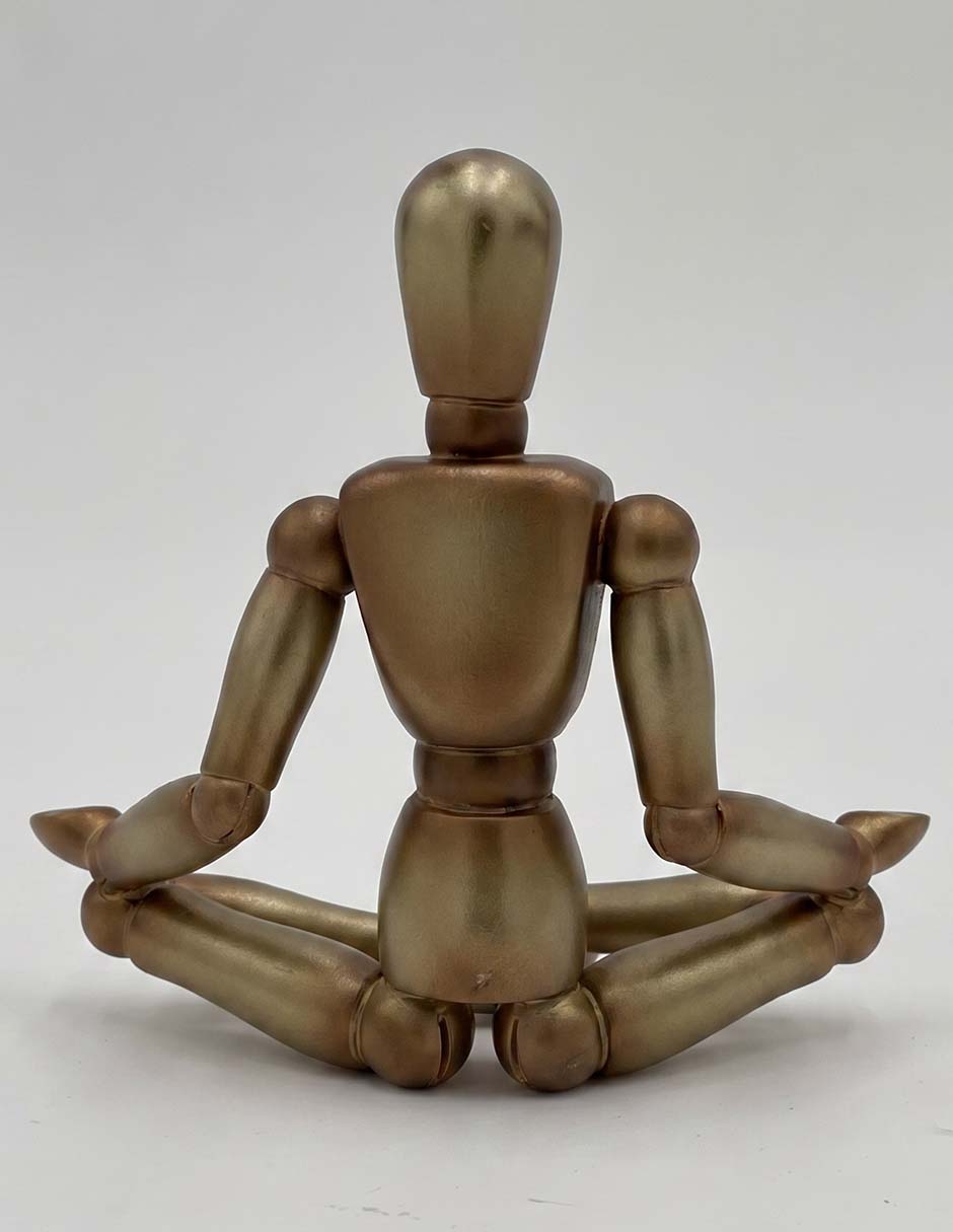 Figura decorativa de figura humana Haus de resina
