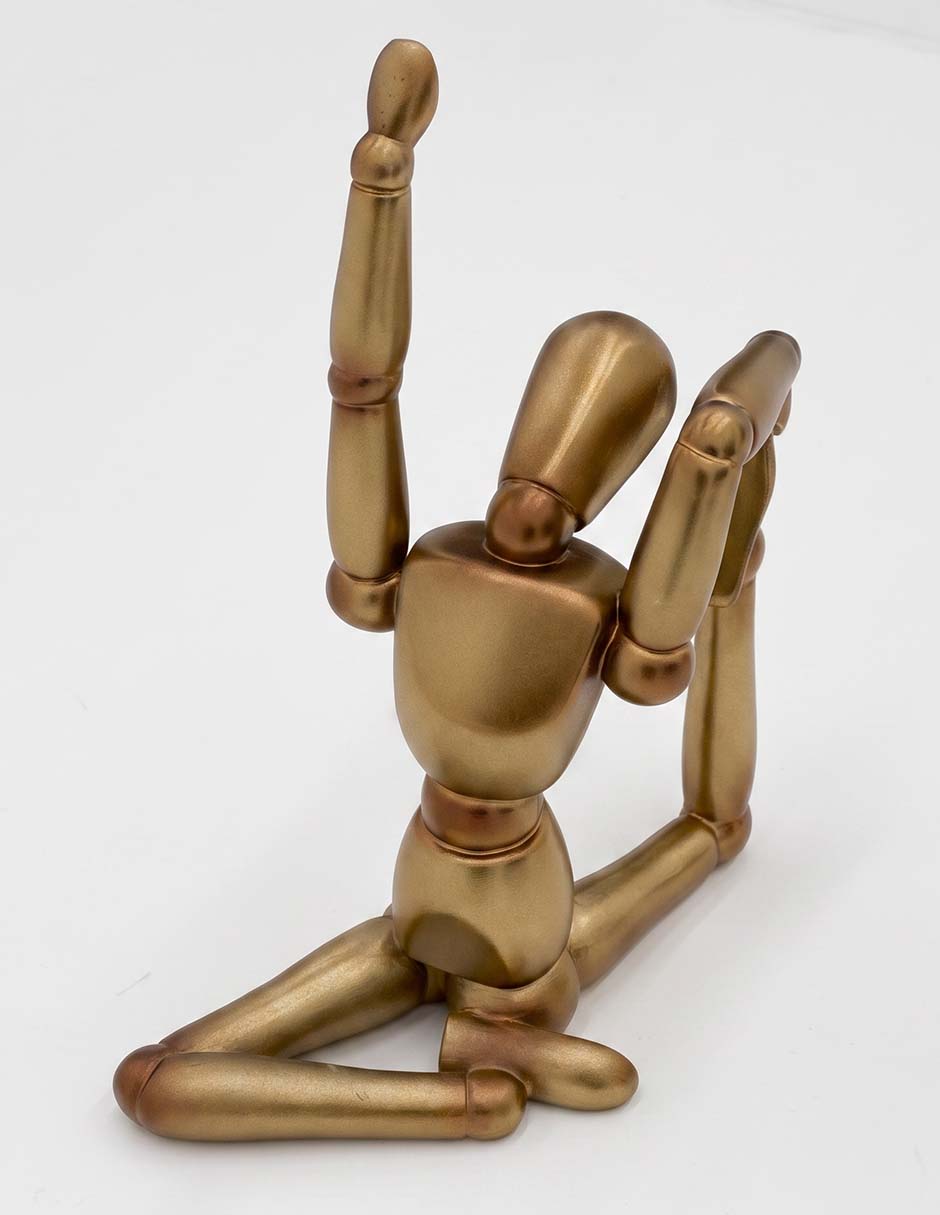 Figura decorativa de figura humana de resina 1