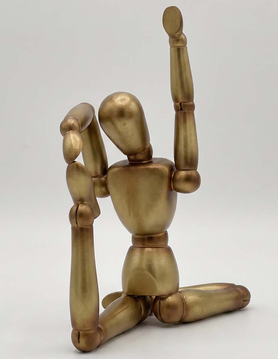 Figura decorativa de figura humana de resina Figura decorativa de figura humana de resina