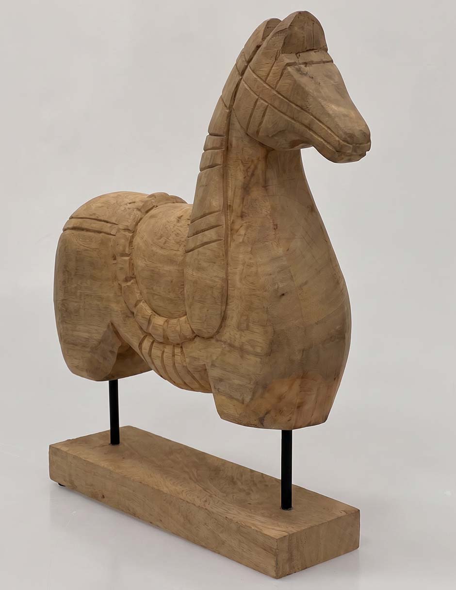 Figura de caballo de madera 1