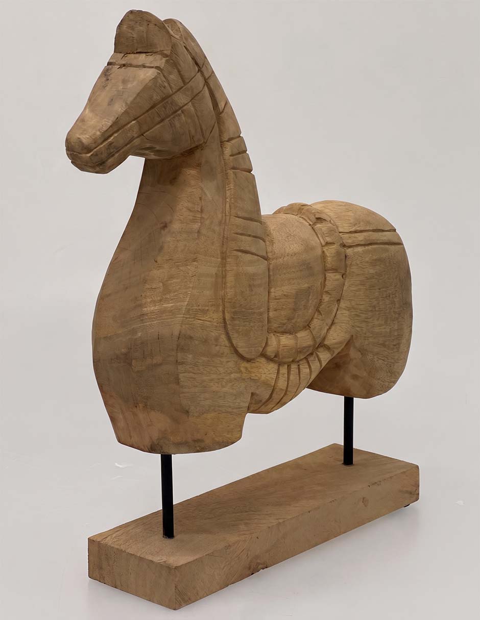 Figura de caballo de madera 2