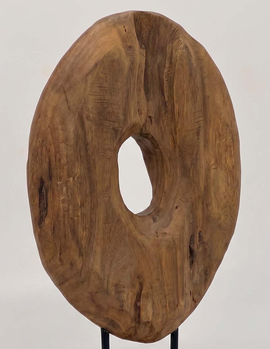 Figura de aro de madera