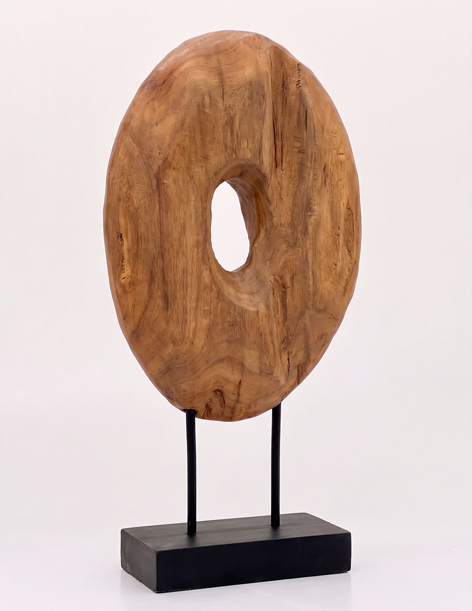 Figura de aro de madera