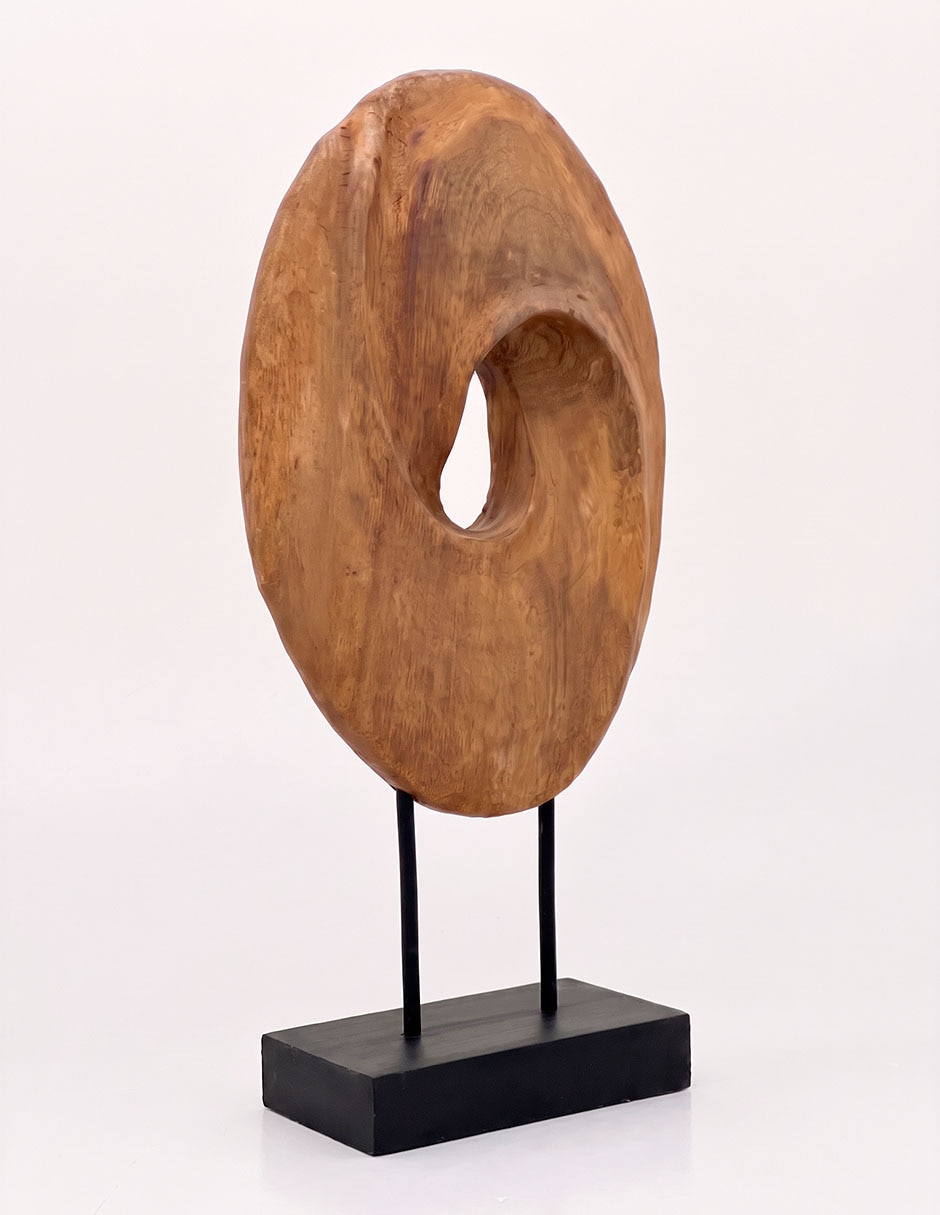 Figura de aro de madera