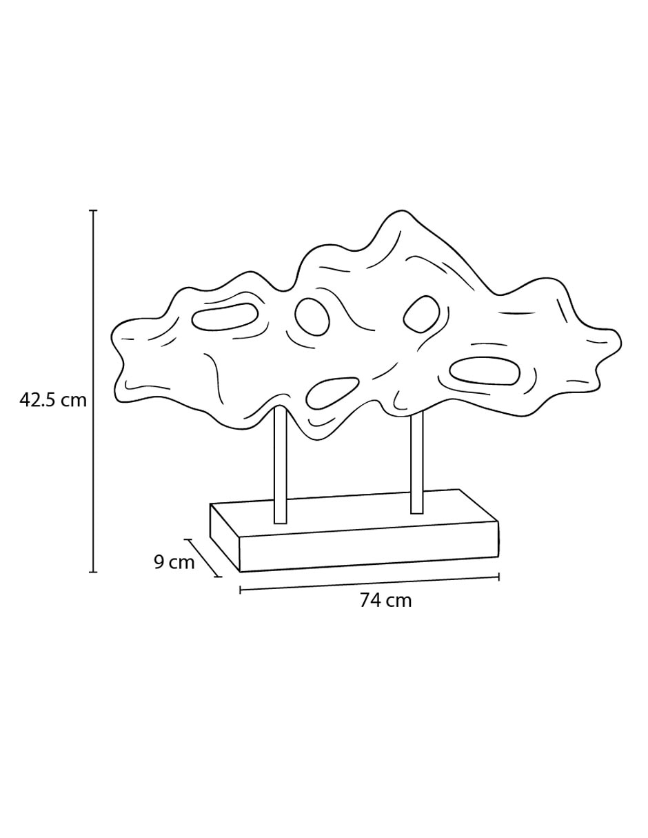 Decoración de asimétrico de madera 4
