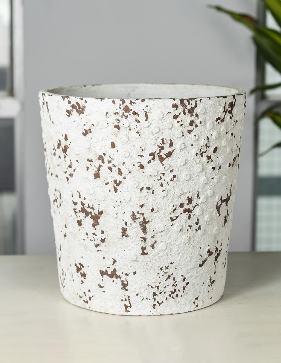 Maceta Oasis Floral de cemento