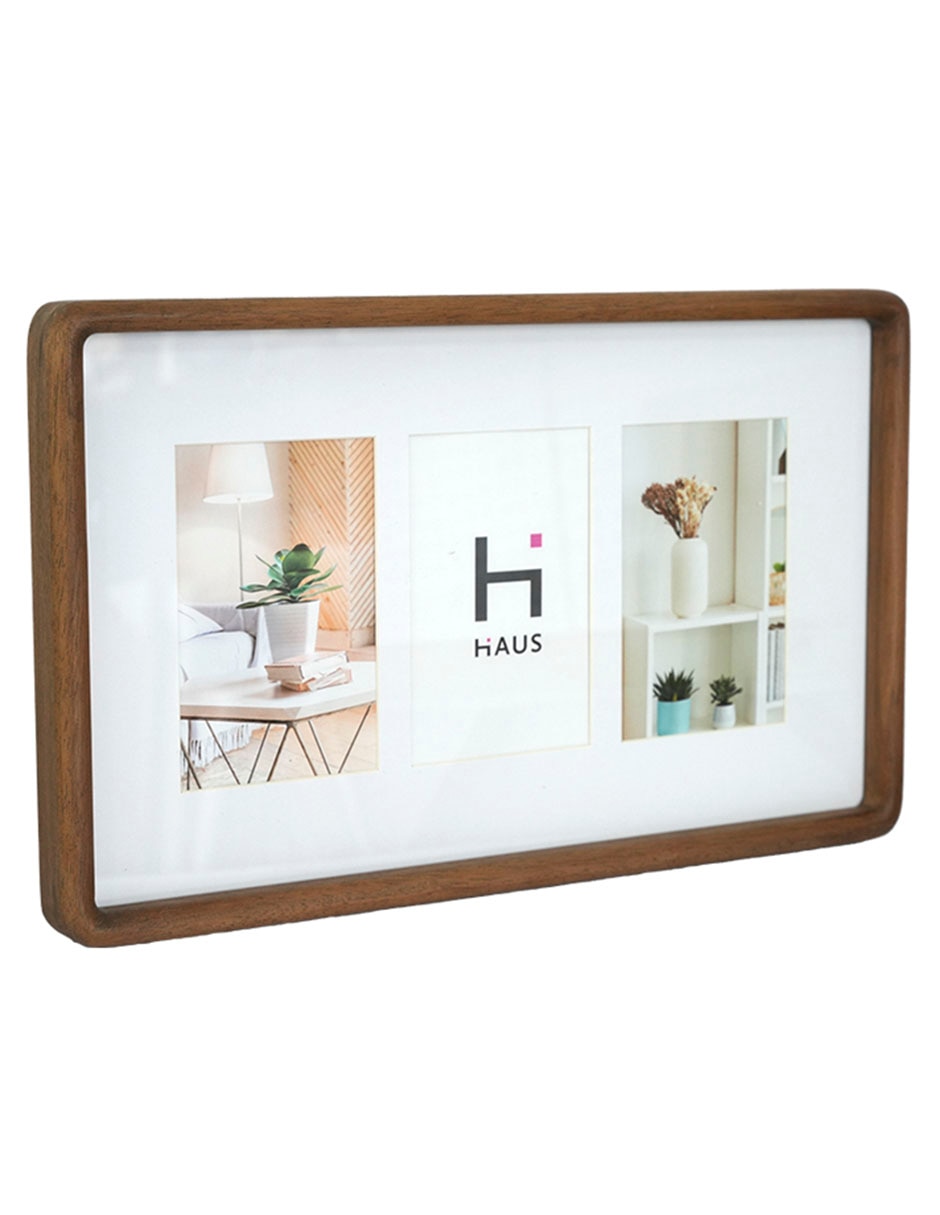 Portarretrato Haus Oasis Tropical de madera para 1 foto