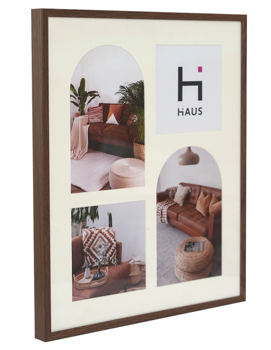 Portarretrato Haus Oasis Tropical de aluminio para 4 fotos