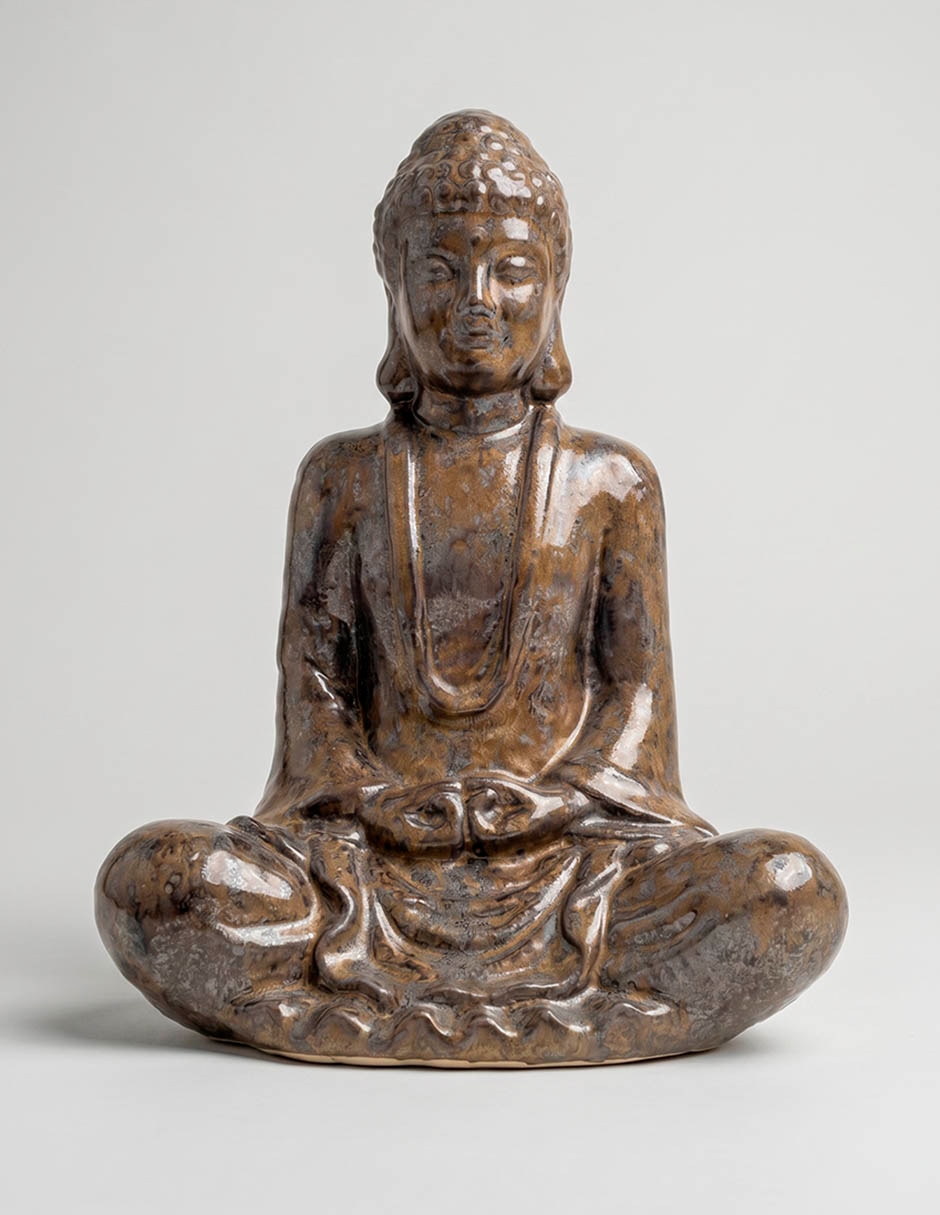 Figura decorativa de buda De cerámica