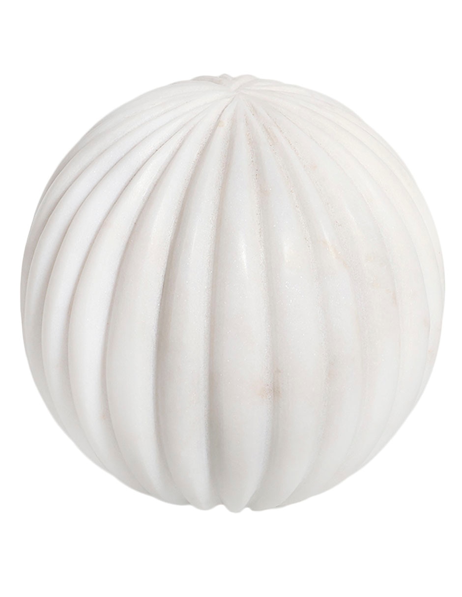 Figura de esfera de mármol
