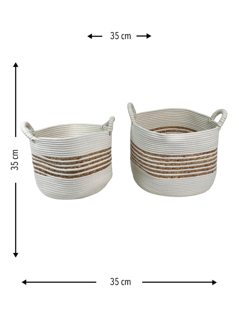 Set cesto multiusos Haus Serenity
