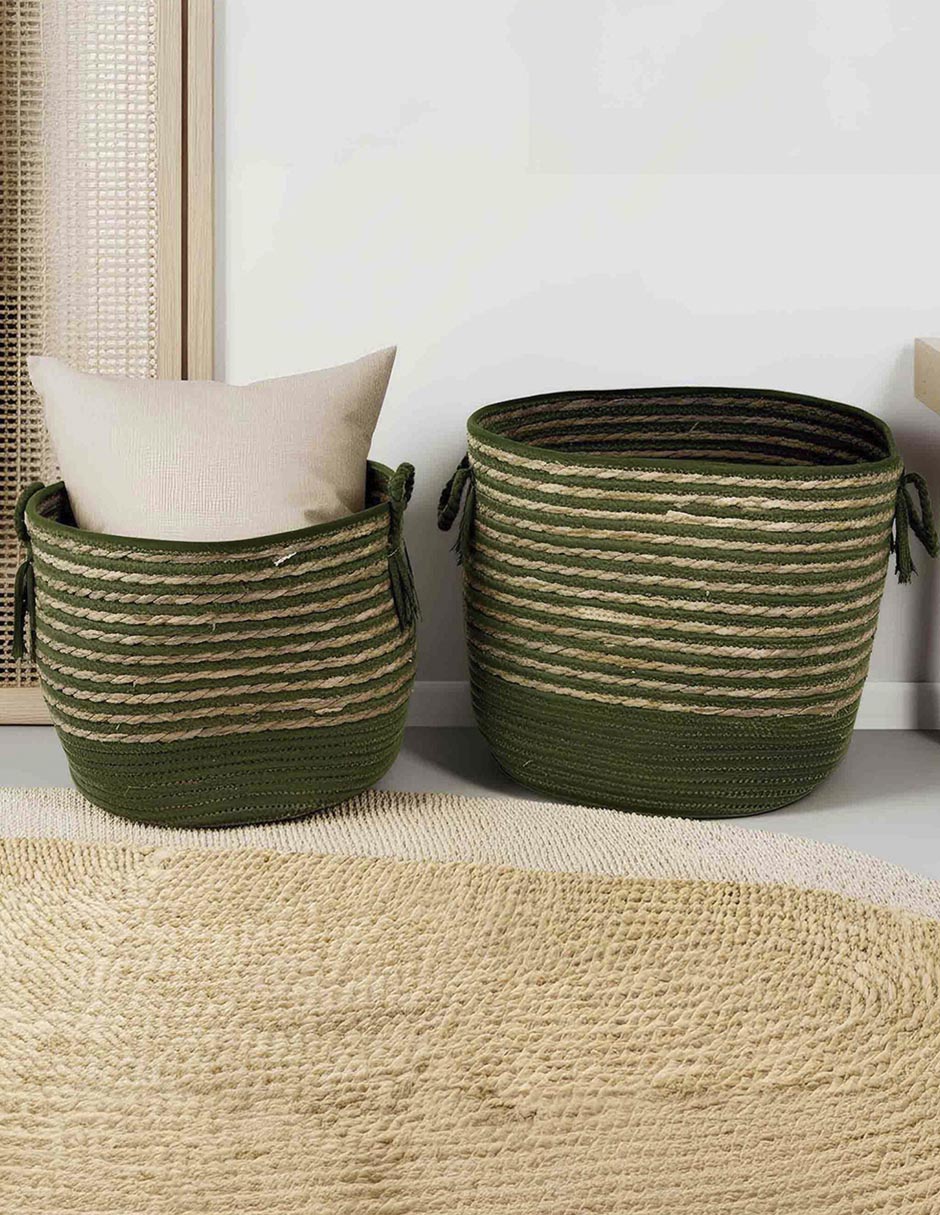 Set cesto multiusos Natural Leaf Set cesto multiusos Natural Leaf