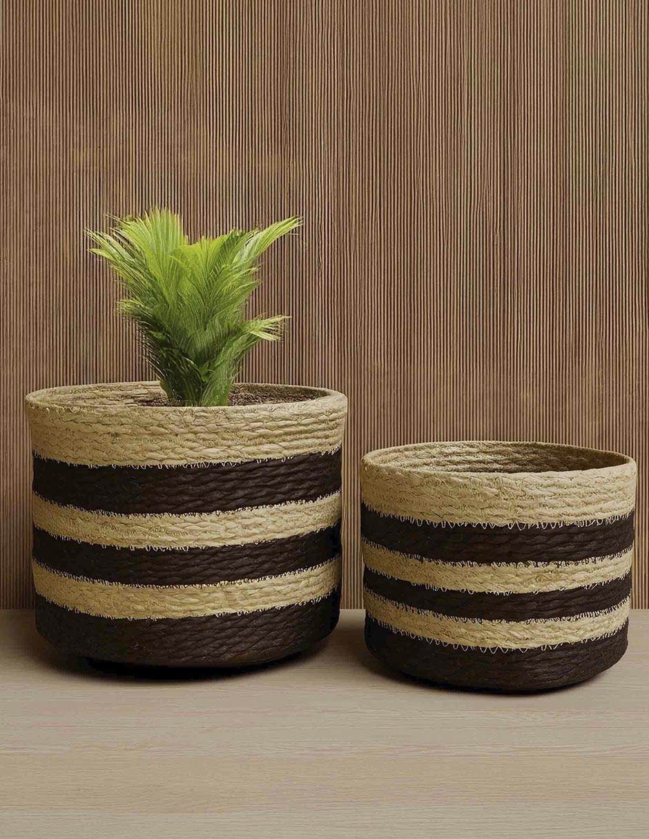Set cesto multiusos Naturally de yute