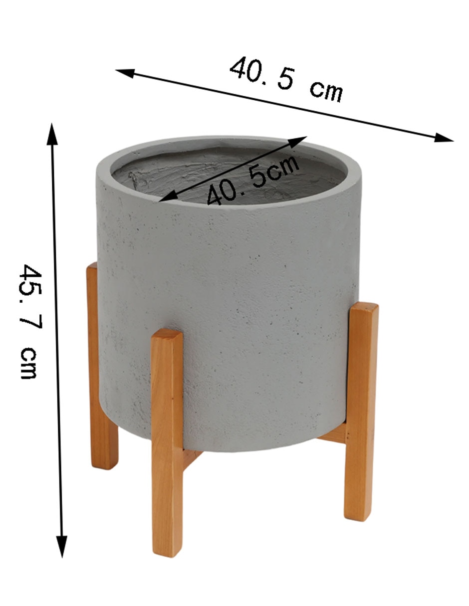 Maceta de madera 5