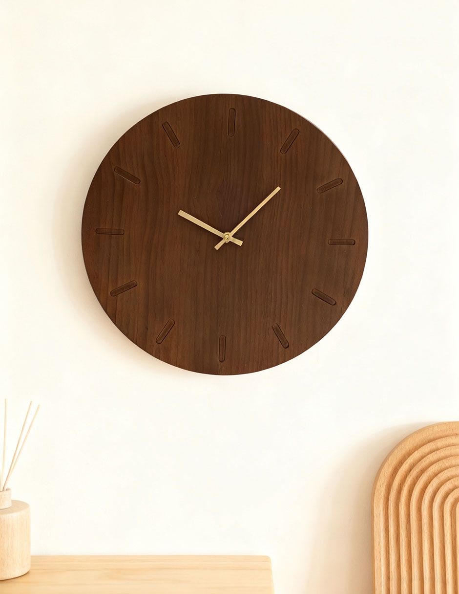 Reloj de pared Oasis Floral de madera Reloj de pared Oasis Floral de madera