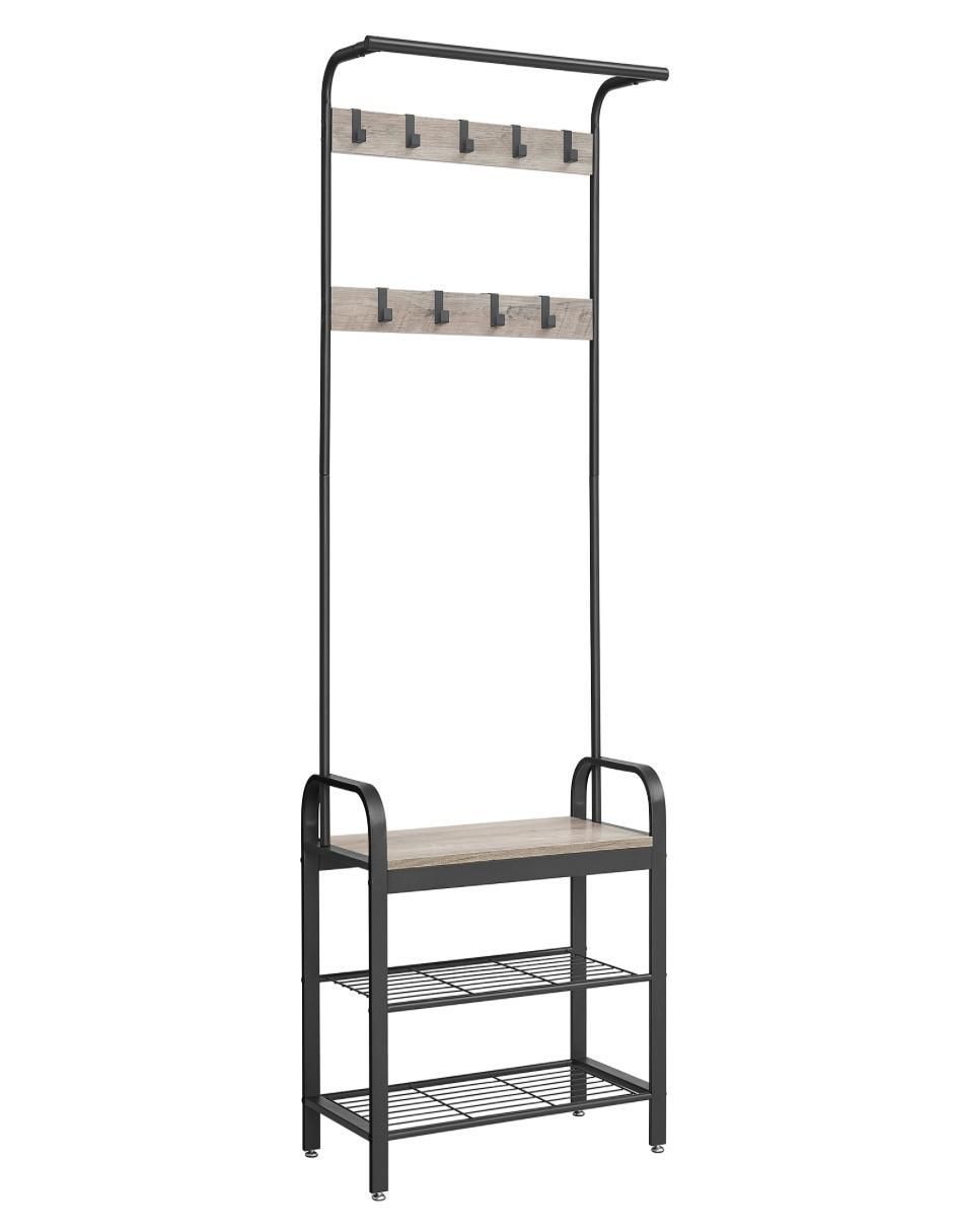 Perchero de piso Songmics Home Dacey de metal 9 ganchos