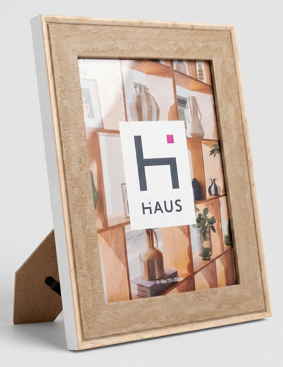 Portarretrato Haus de plástico para 1 foto