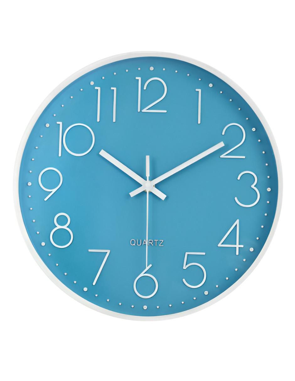 Reloj de pared de plástico