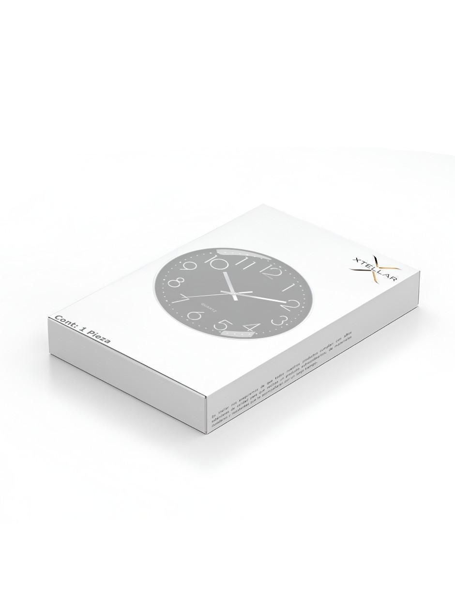 Reloj de pared de plástico