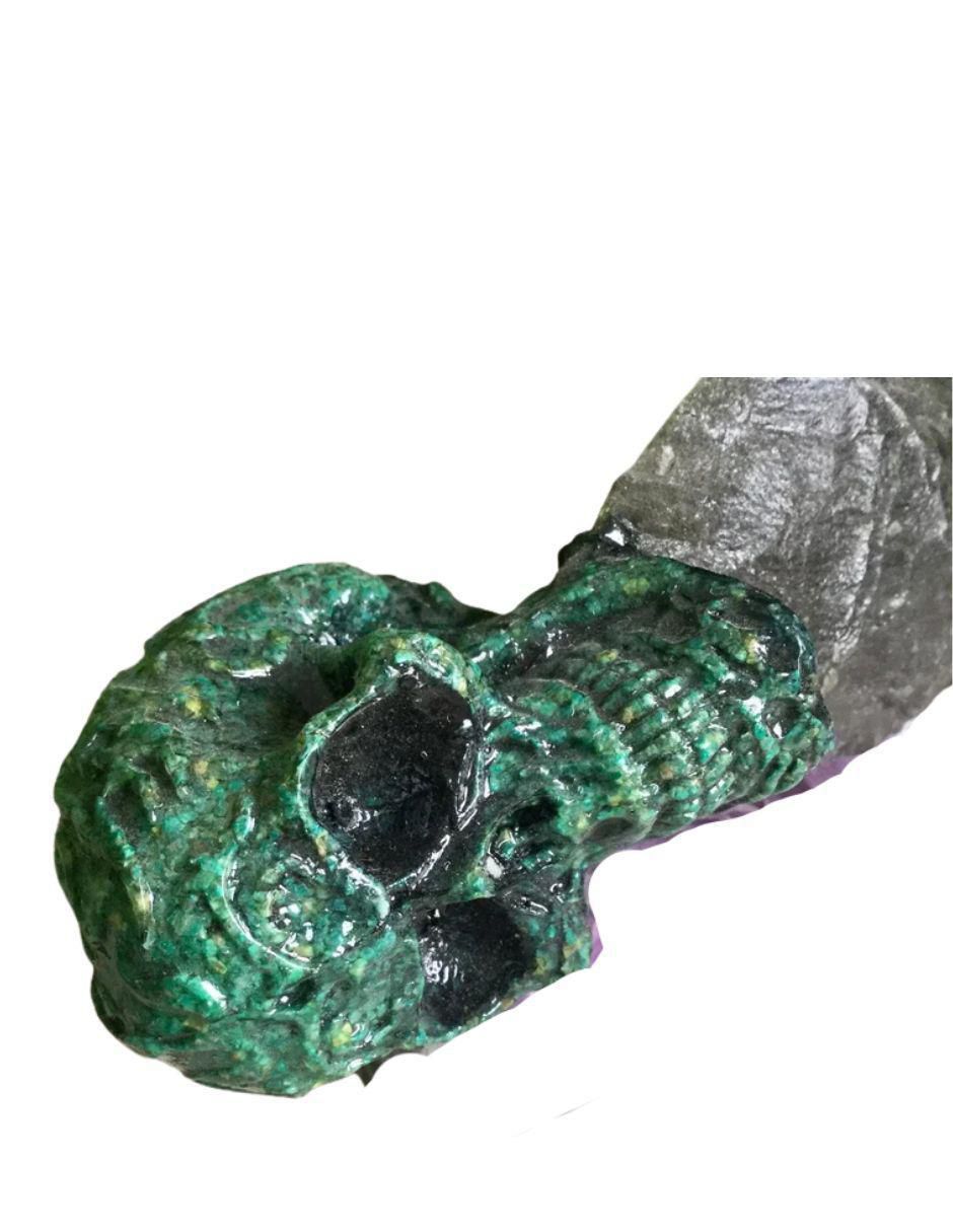 Figura de daga de vidrio