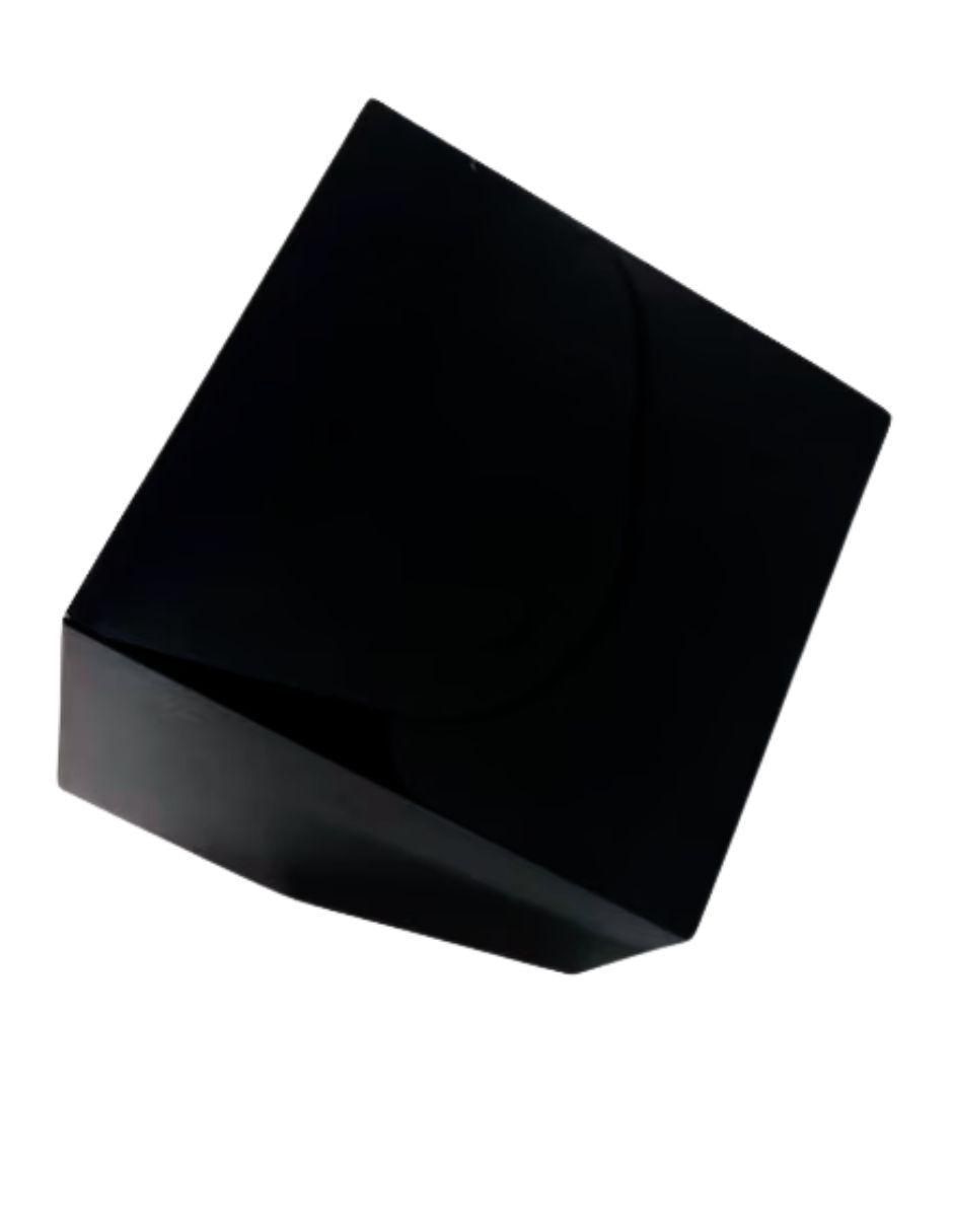 Figura de cúbica de vidrio