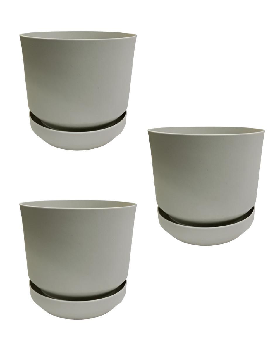 Set maceta de plástico Set maceta de plástico