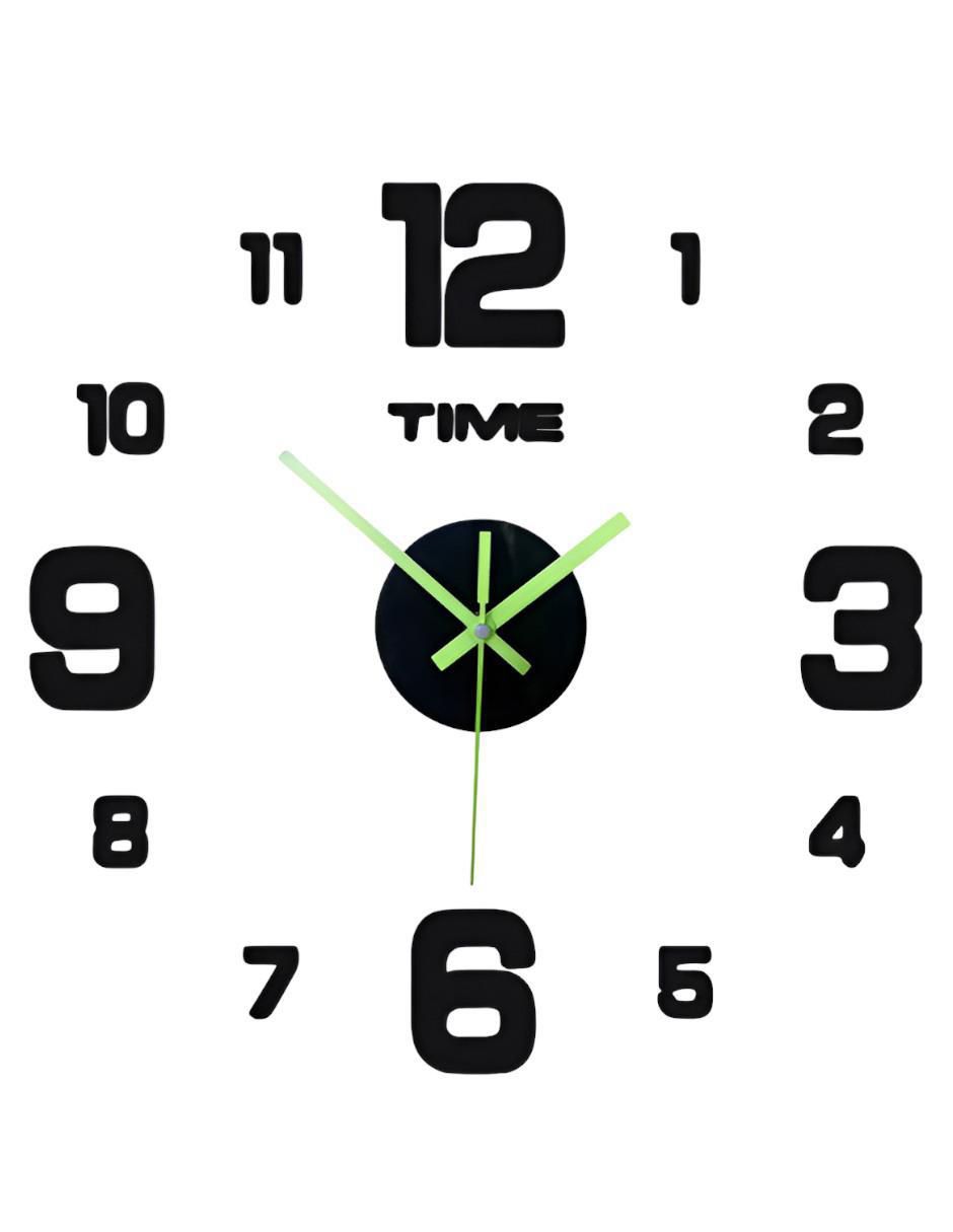 Reloj de pared de plástico