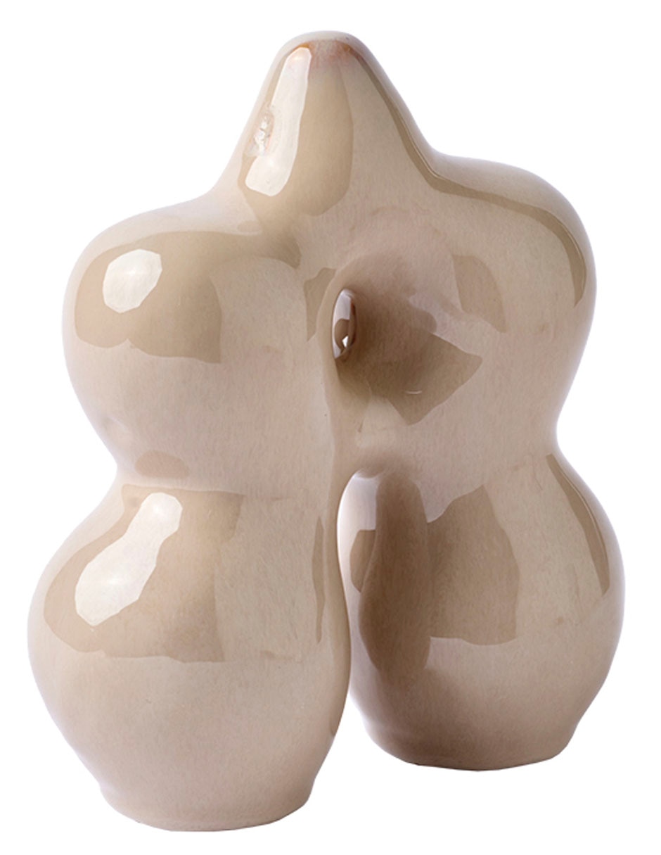 Escultura Haus Oasis Floral Nordi de cerámica