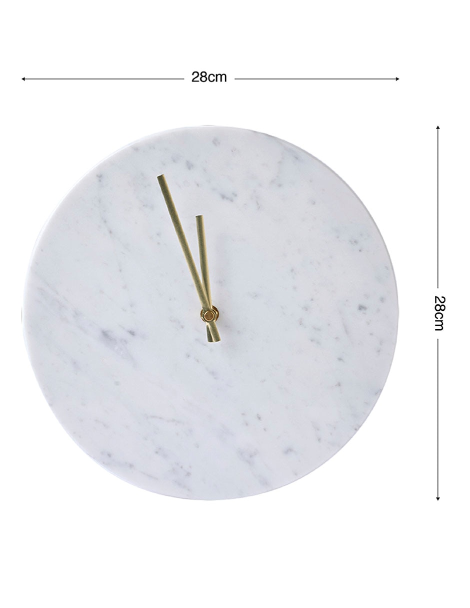 Reloj de pared Oasis Floral de Mármol 5