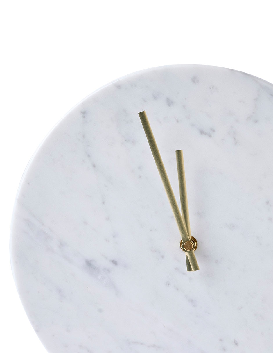 Reloj de pared Oasis Floral de Mármol Reloj de pared Oasis Floral de Mármol