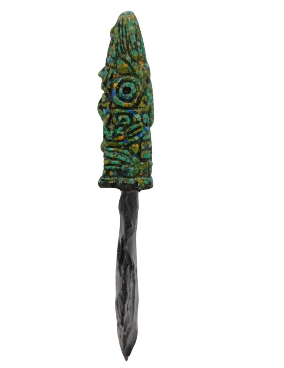 Figura decorativa de daga de vidrio 2