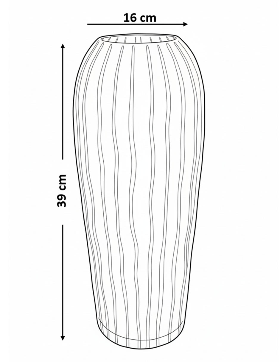 Florero de vidrio 5