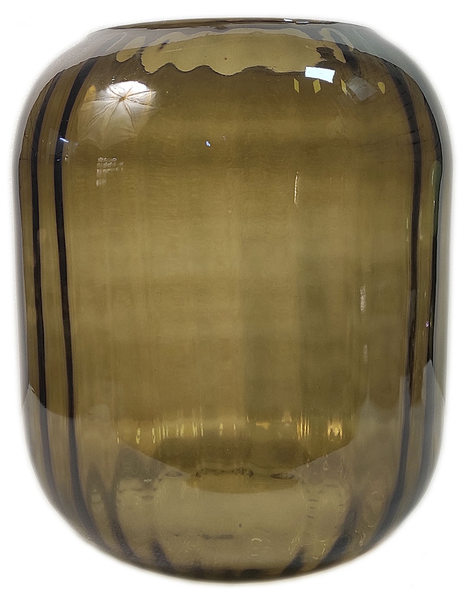 Jarrón N Narrative Dark Cider de vidrio