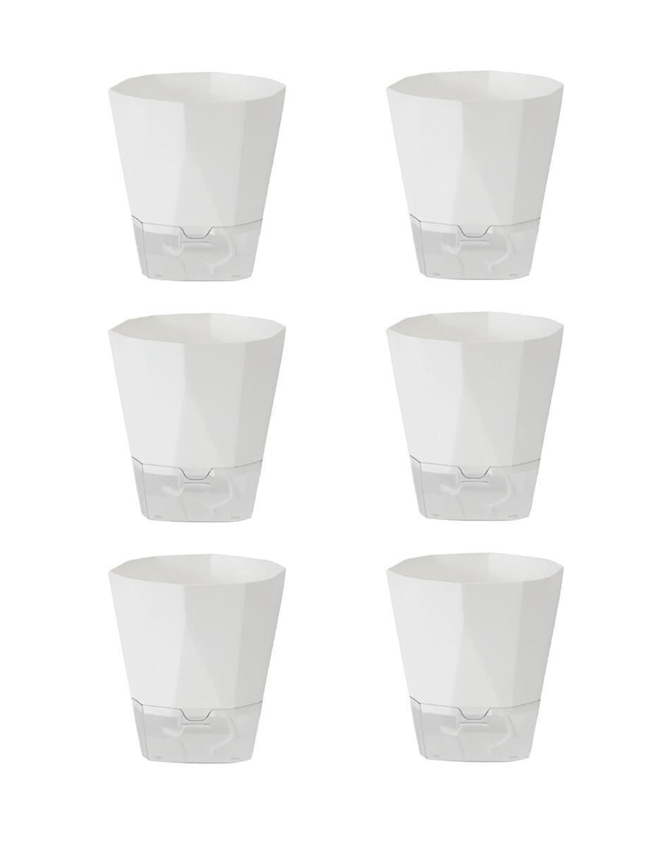 Set maceta de plástico con sistema automático de riego Set maceta de plástico con sistema automático de riego