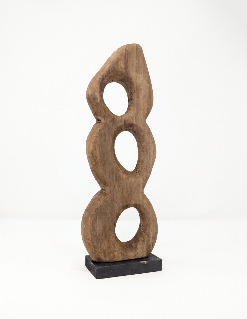 Figura decorativa Oasis Living de madera