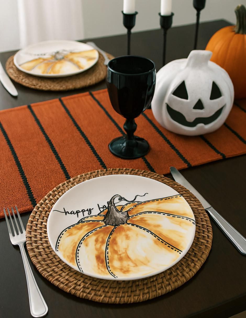 Platón halloween de cerámica 5