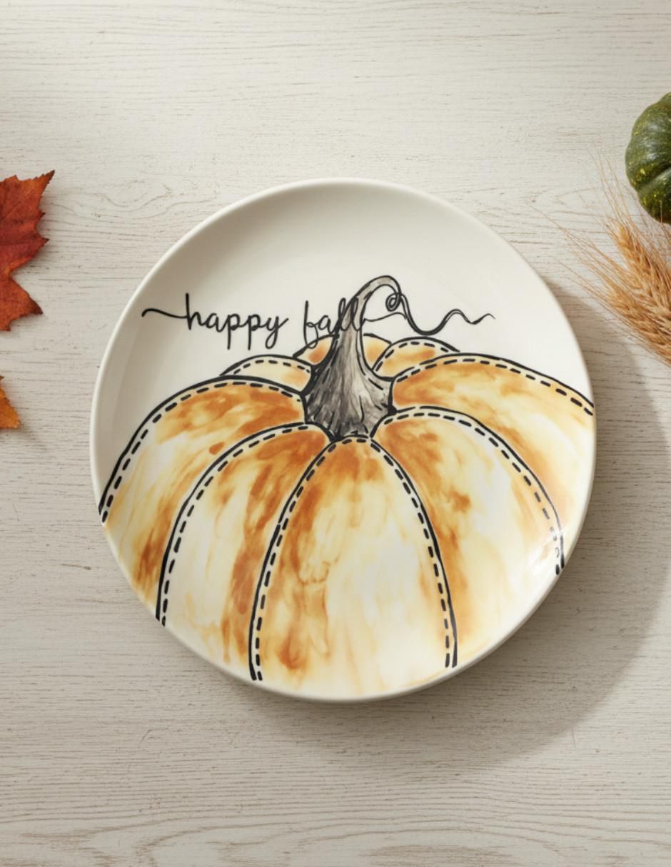 Platón halloween de cerámica