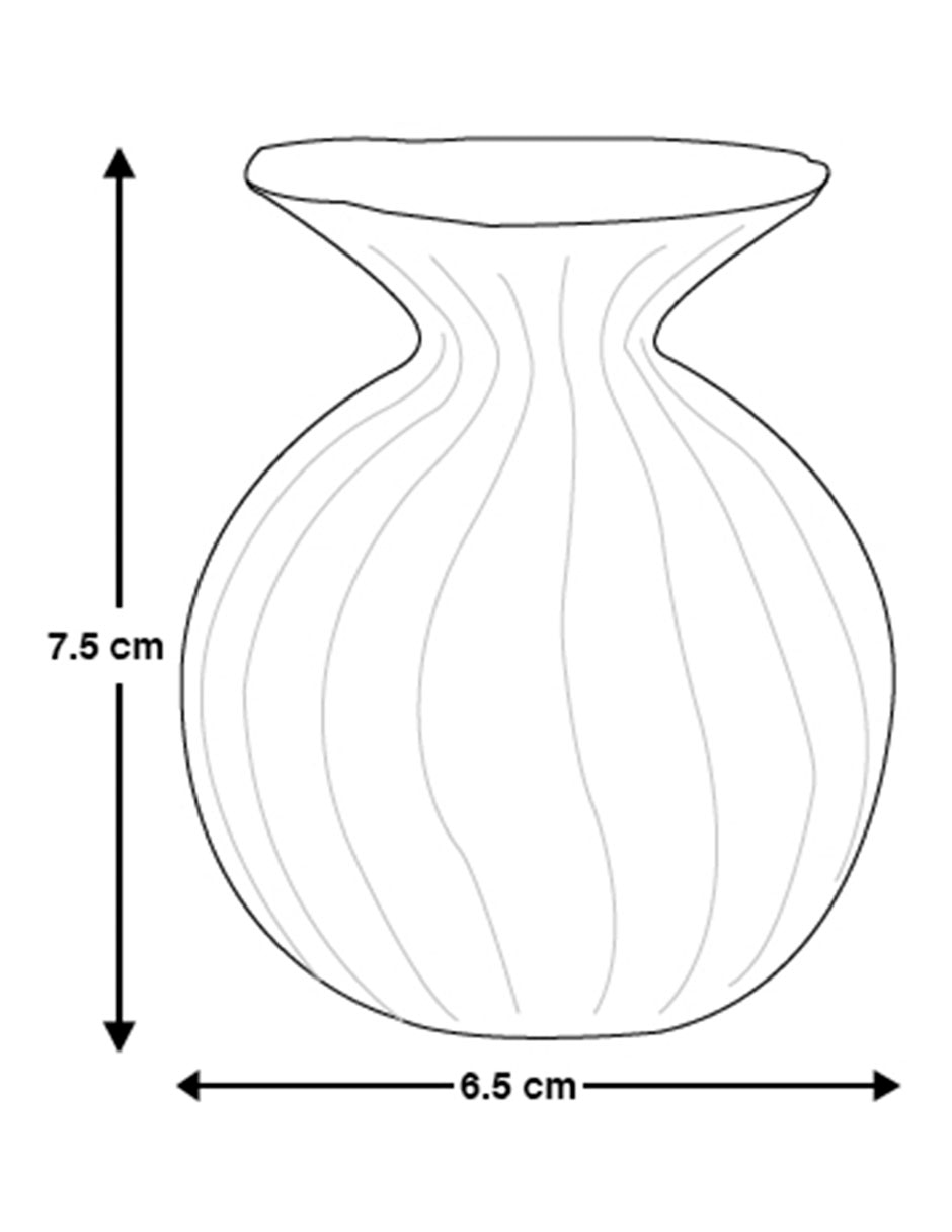 Florero de vidrio 6