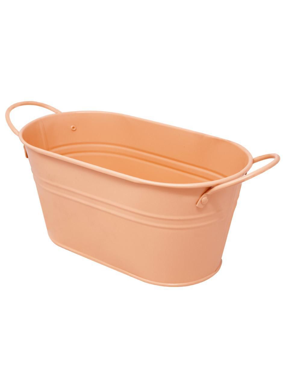 Set maceta Shabby chic de acero inoxidable 3