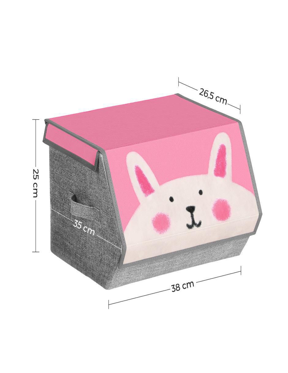 Caja Teza rectangular con bordes curvos con 3 piezas 6