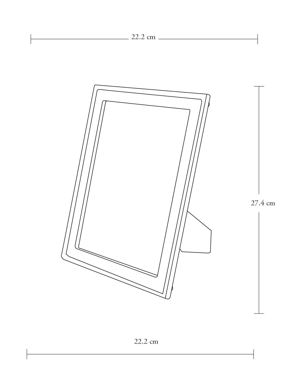 Portarretrato Aston de aluminio para 1 foto 4