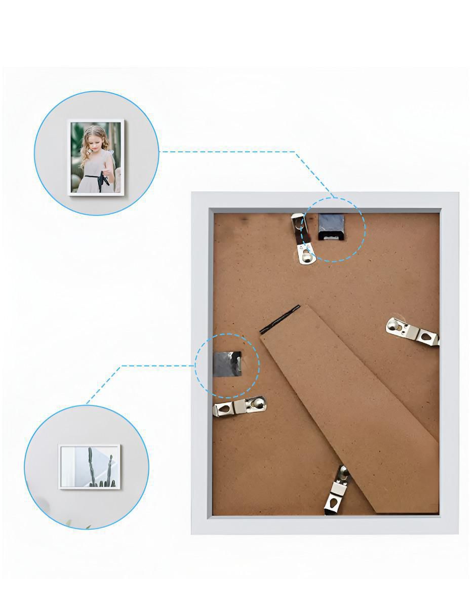 Set portarretratos de PVC para 1 foto 4