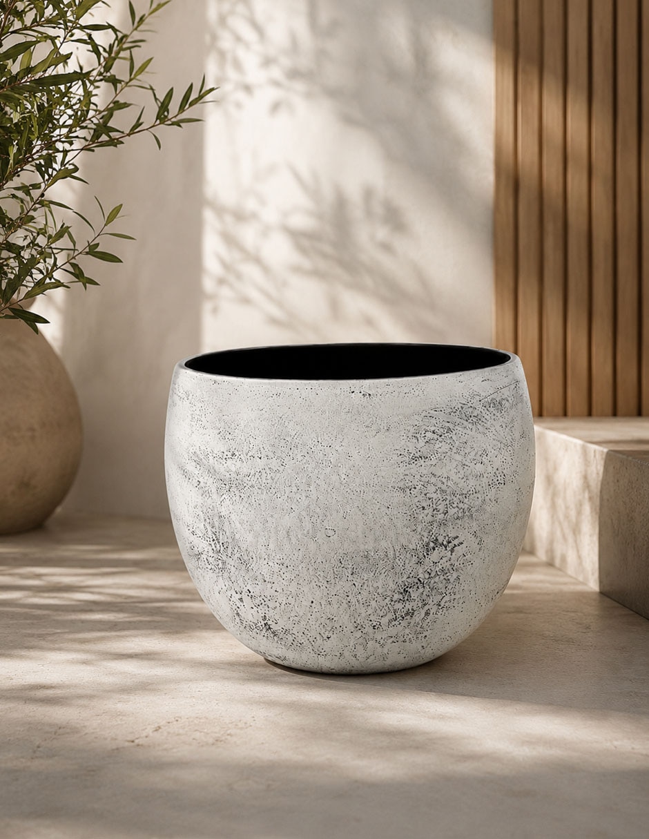 Maceta Moon de barro 4